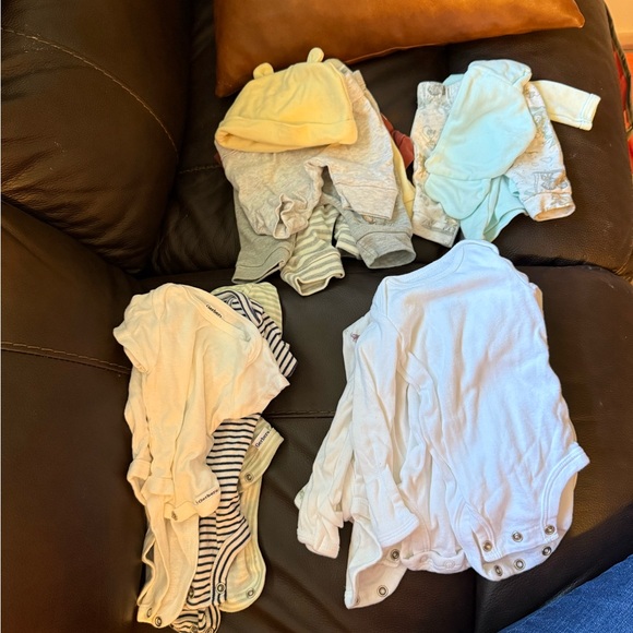 Assorted Baby Clothing Set - White, Gray, and Cream - Picture 1 of 6